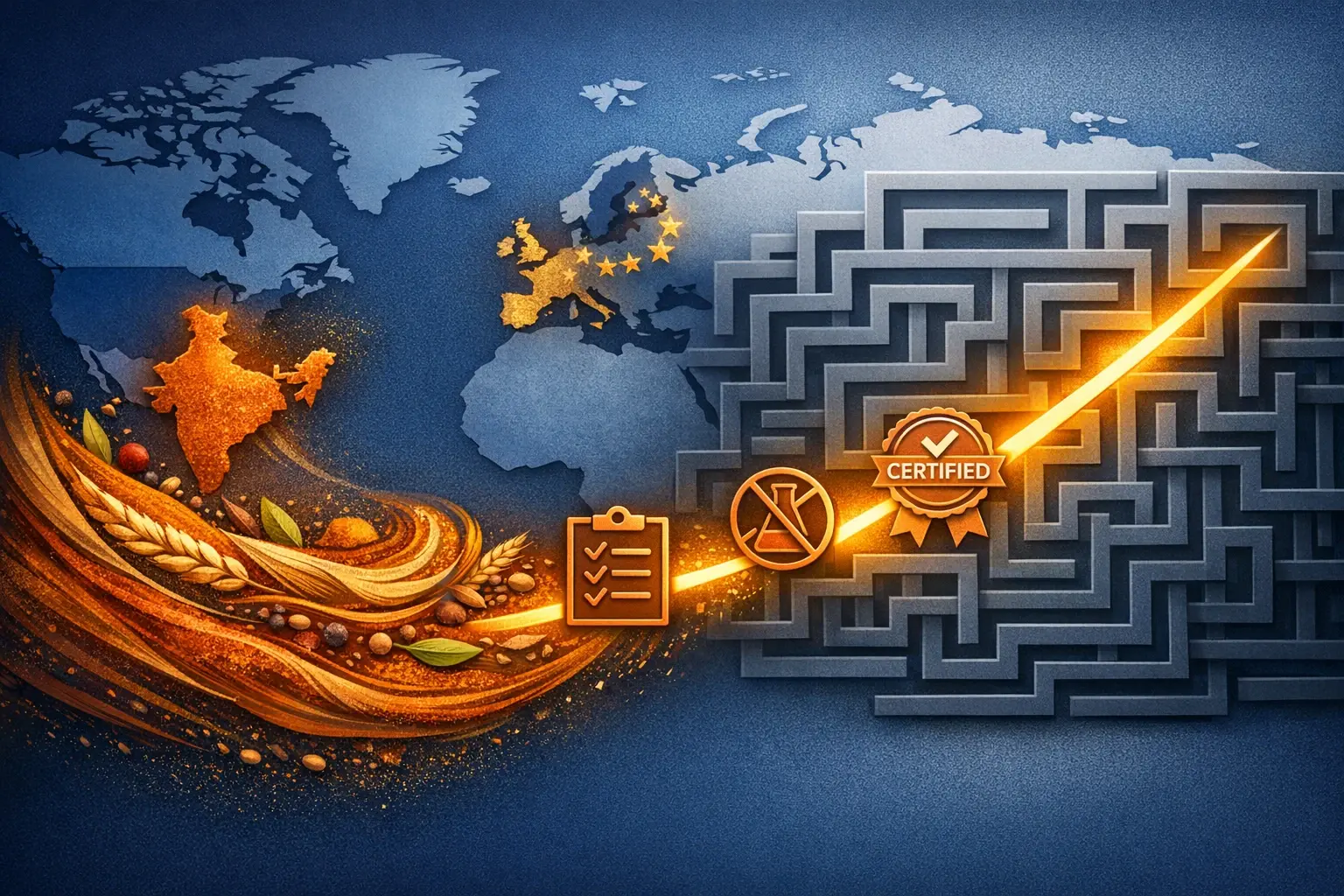 The EU Organic Labyrinth: A Zero-Rejection Guide for Indian Spices & Grains