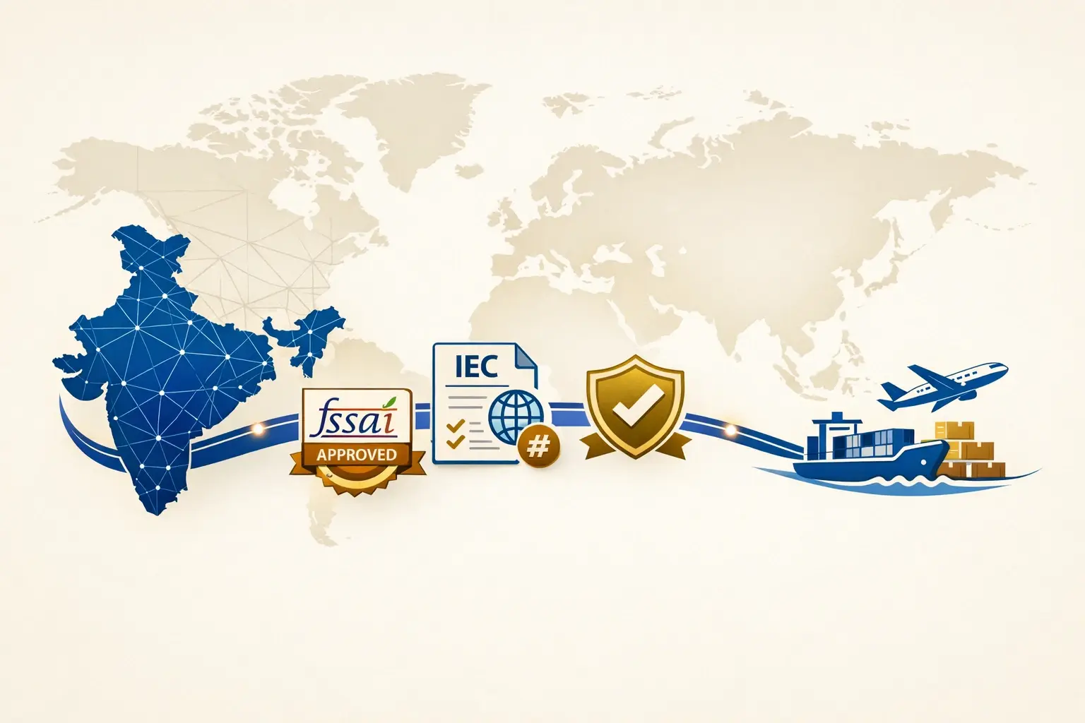 From Farm to Port: A Complete Guide to FSSAI and Export Certification for Indian Food Products