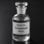 Bactericide Formaldehyde (CH₂O) solution, CAS 50-00-0, in glass bottle