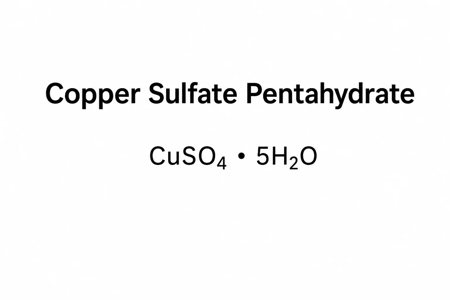 Copper Sulfate Pentahydrate chemical structure, CAS 7758-99-8