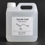 Glycolic Acid GA HP 70 % Solution ( Cosmetic/Personal care Application ) C₂H₄O₃, CAS 79-14-1 colorless aqeous solution in a white jerrycan