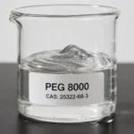 PEG 8000; Polyethylene Glycol 8000; Macrogol 8000; HO(C₂H₄O)nH, CAS 25322-68-3; White waxy solid 