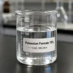 Potassium Formate 75%; Completion Brine; KHCO₂, CAS 590-29-4; pale yellow aqueous solution 
