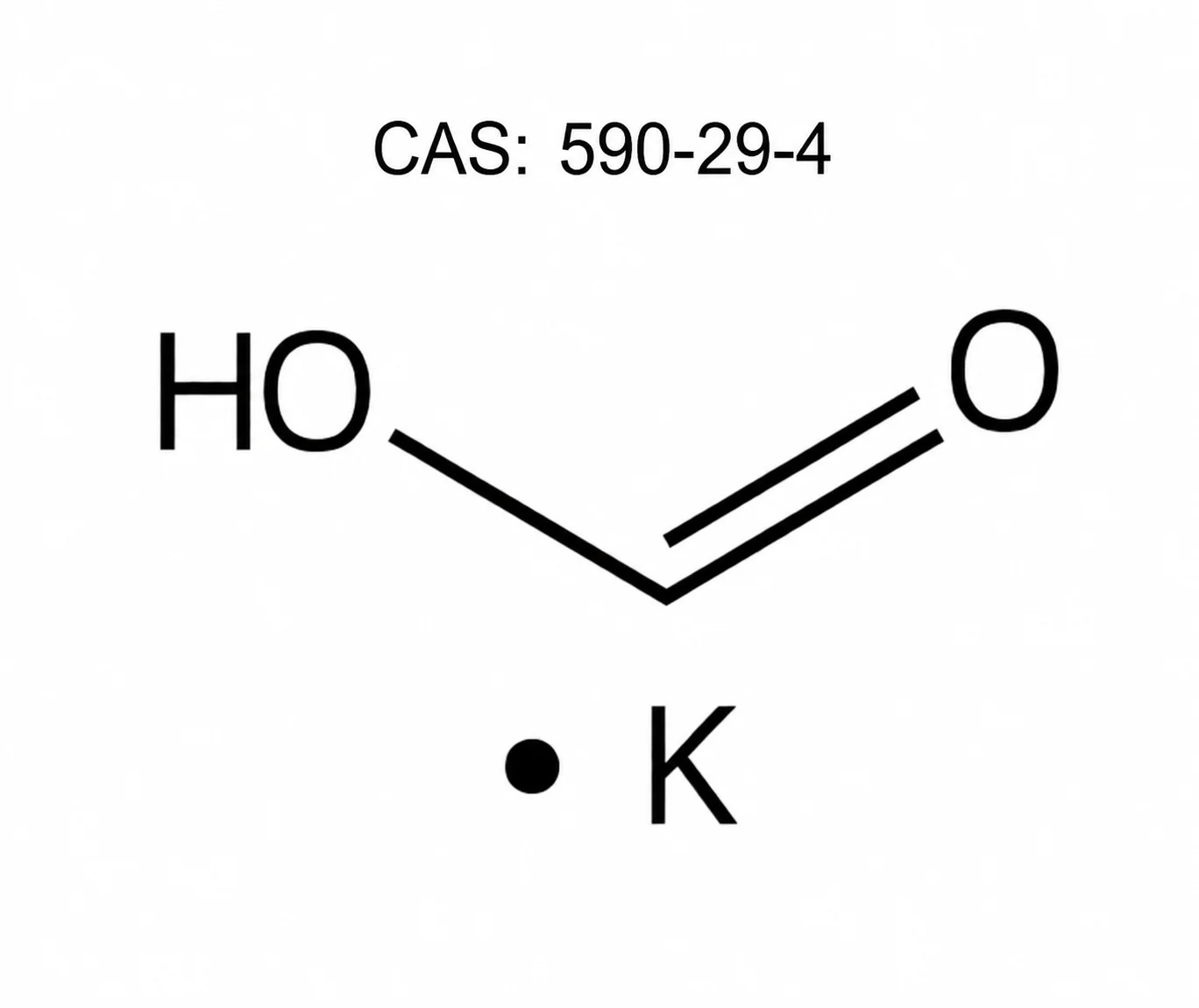 Potassium Formate 75%; Completion Brine; KHCO₂ chemical structure, CAS 590-29-4