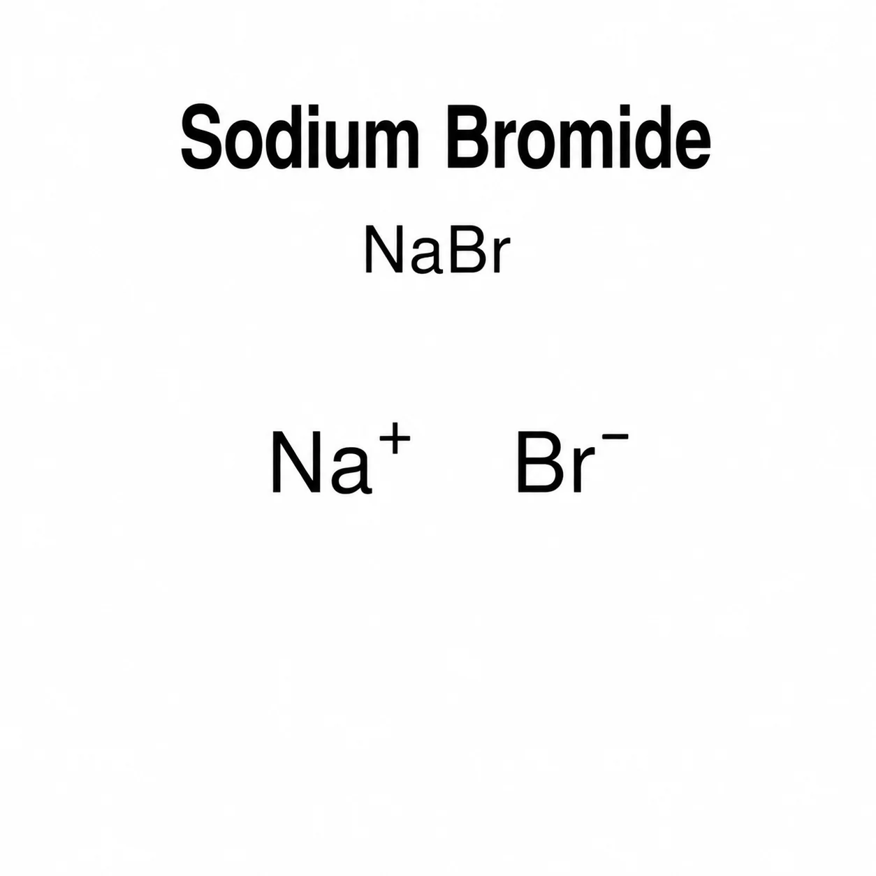 Sodium Bromide; Bromide Salt; NaBr chemical structure; CAS 7647-15-6