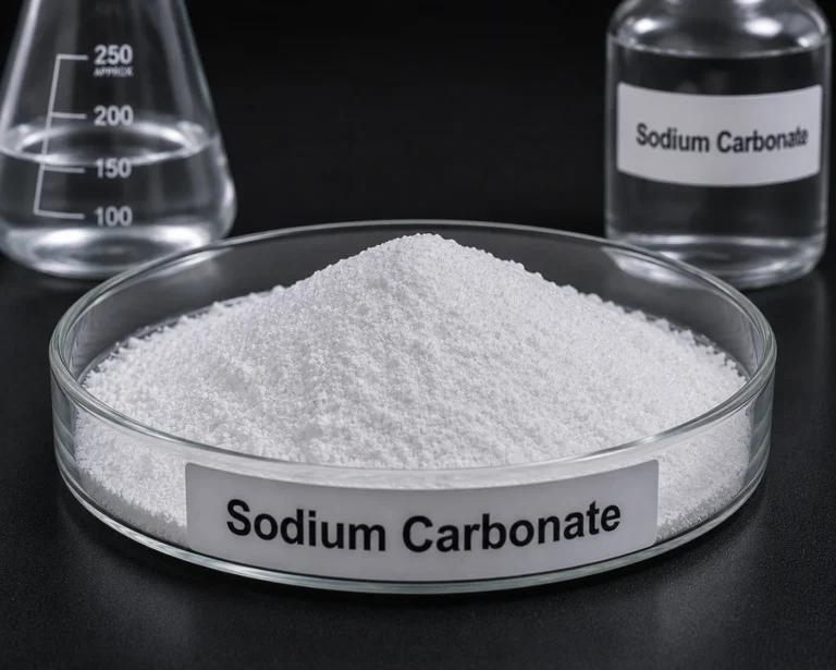 Soda Ash Dense (Sodium Carbonate); Dense Soda Ash; Na₂CO₃, CAS 497-19-8; White dense granular powder