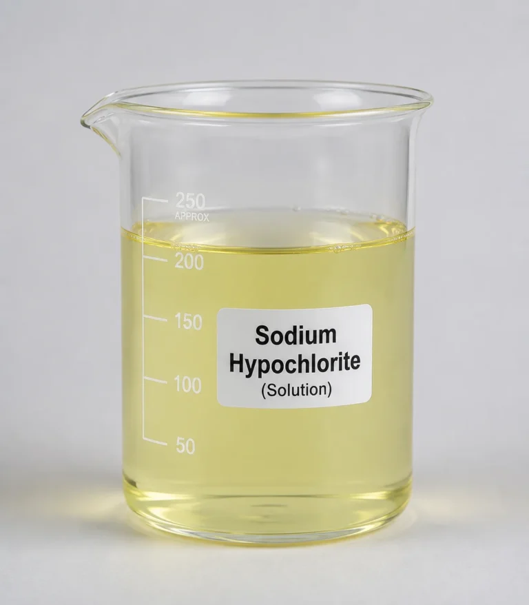 Sodium Hypochlorite; Sodium Hypochlorite; NaOCl, CAS 7681‑52‑9; Light greenish‑yellow liquid