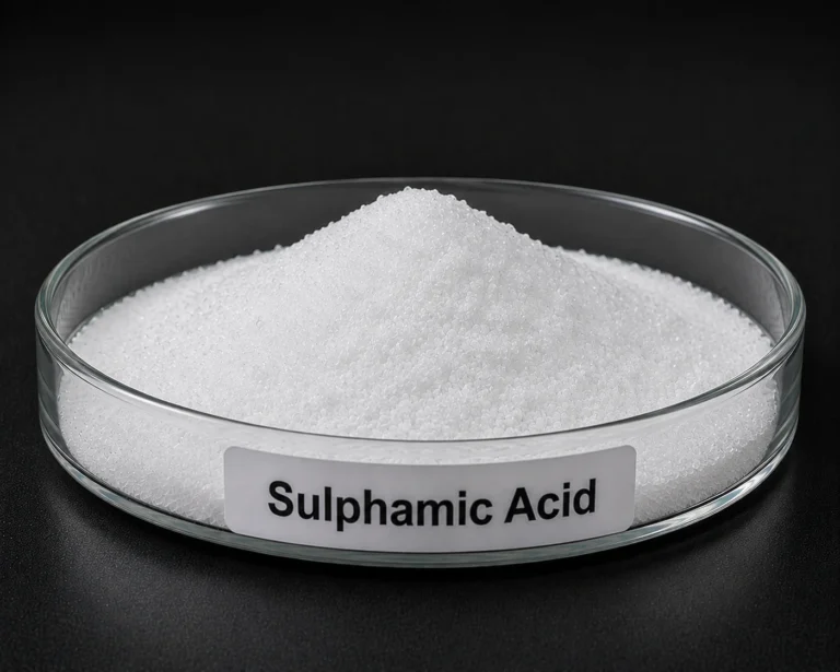 Sulphamic Acid; Amidosulfuric Acid; H₃NSO₃, CAS 5329-14-6; White crystalline powder