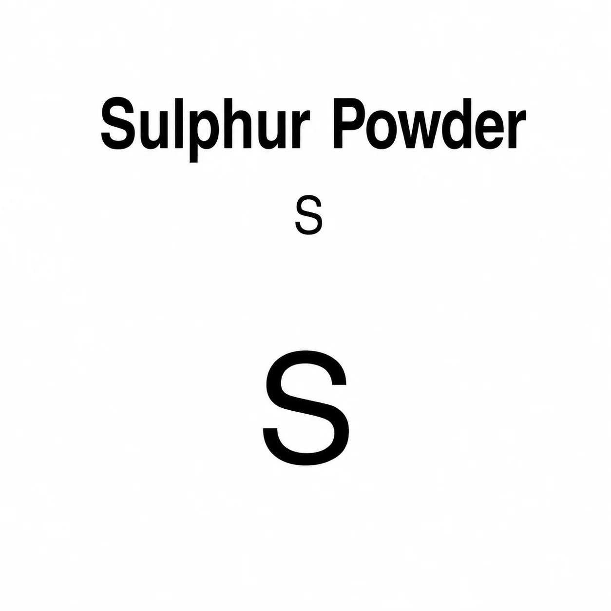 Sulphur Powder 99%; Elemental Sulphur; Sulfur Powder; S chemical structure, CAS 7704-34-9