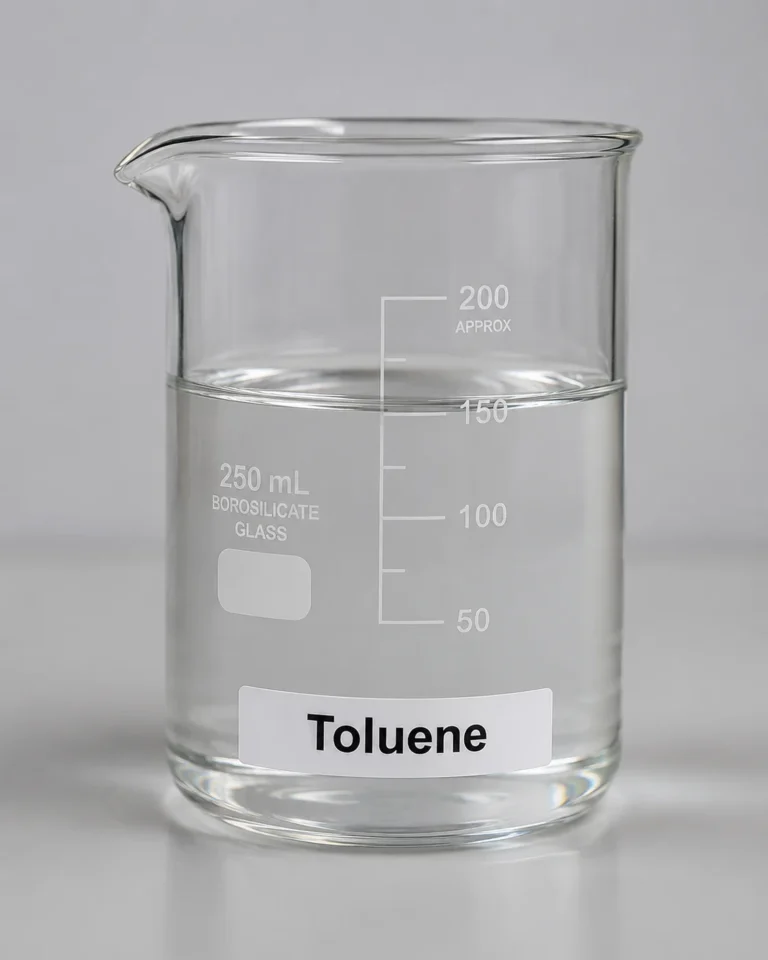 Toluene; Methylbenzene; Toluol; Phenylmethane; C₇H₈, CAS 108-88-3; Clear colorless liquid