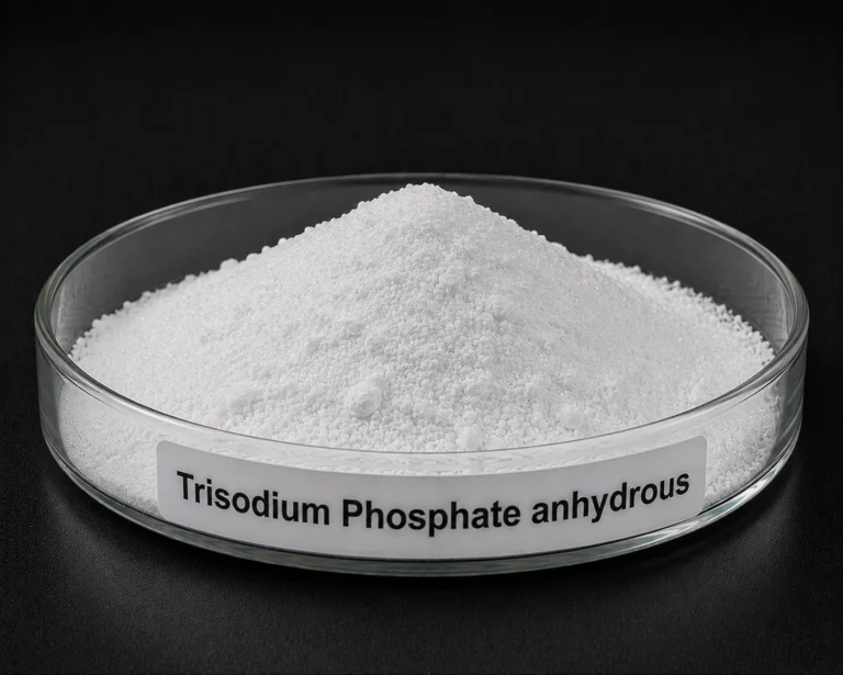 Trisodium Phosphate anhydrous; Trisodium Orthophosphate; Na₃PO₄, CAS 7601-54-9, White granular powder