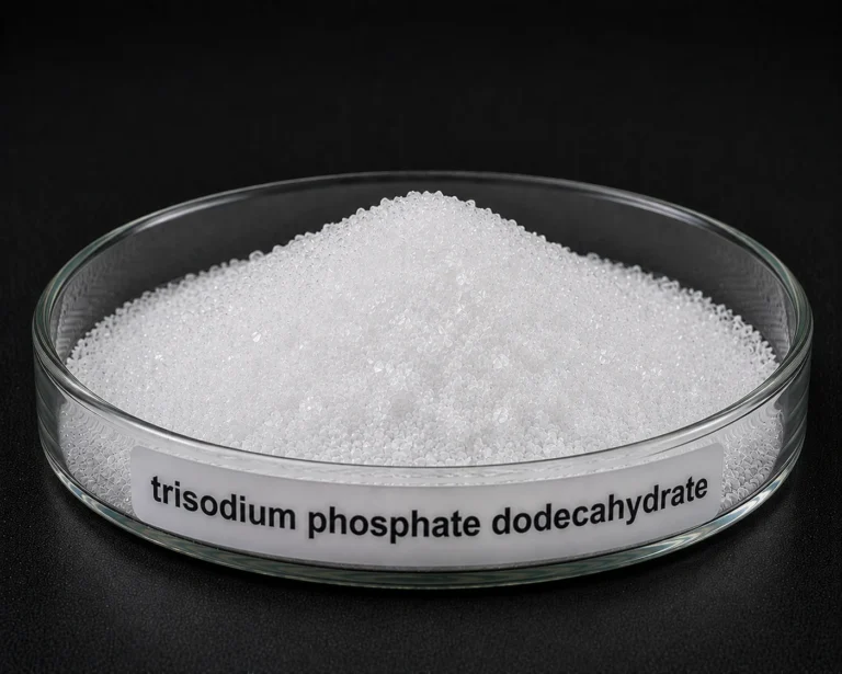 Trisodium Phosphate Crystalline; TSP Crystalline; Trisodium Orthophosphate Dodecahydrate; Na₃PO₄·12H₂O, CAS 10101-89-0; White crystalline solid