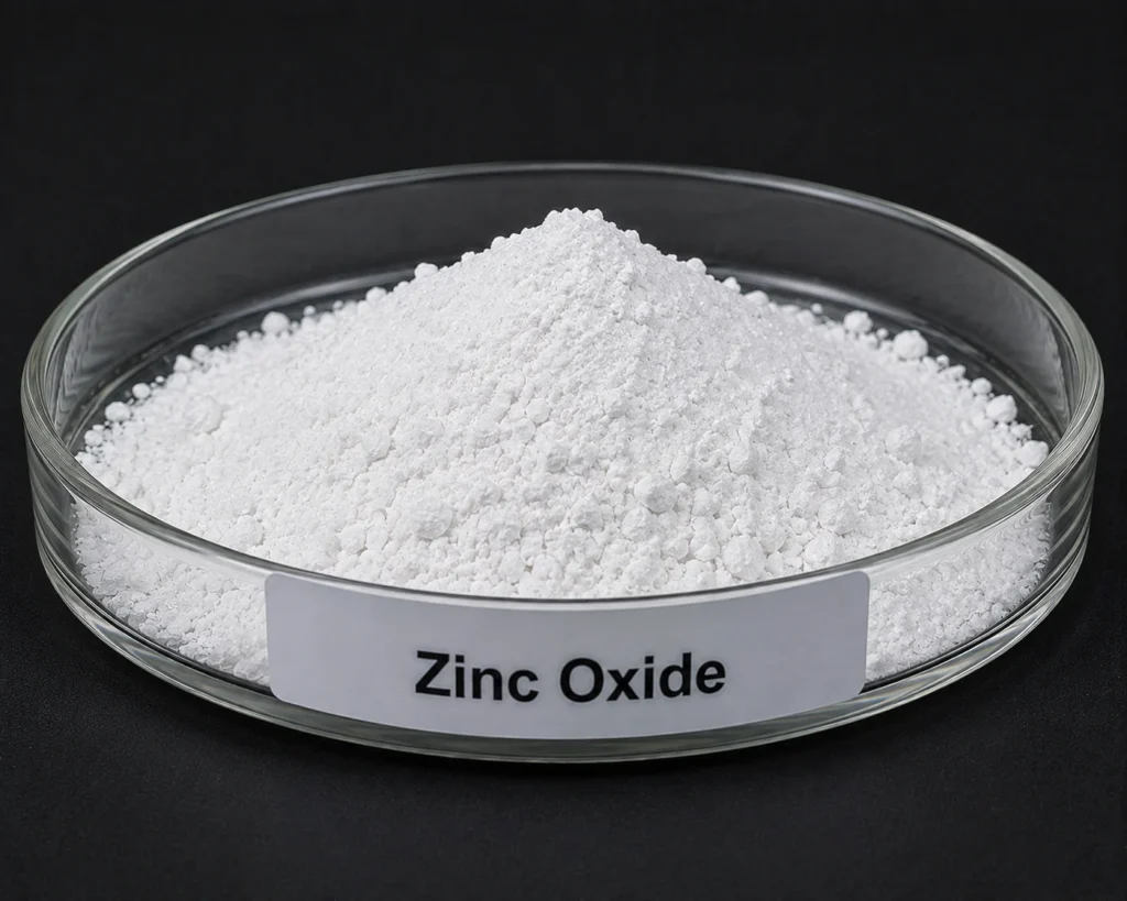 Zinc Oxide; Zinc White; ZnO, CAS 1314-13-2; White fine powder