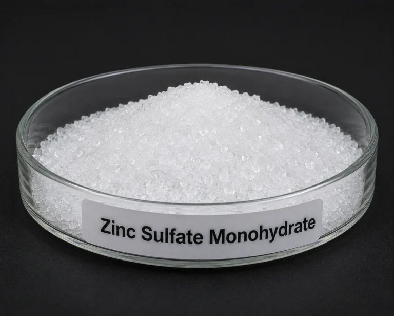Zinc Sulfate Monohydrate 35.5%; Zinc Sulphate Monohydrate; ZnSO₄·H₂O, CAS 7446-19-7; off-white free-flowing powder